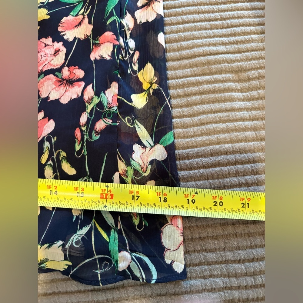 Tommy Hilfiger Printed Ruffled Wide Leg Jumpsuit women’s size 8 - Picture 15 of 16